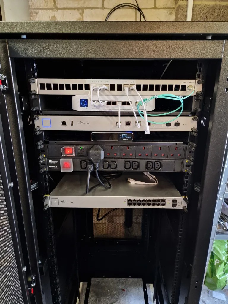 Network equipment setup work