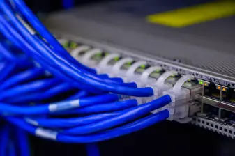 Ethernet network cabling installation